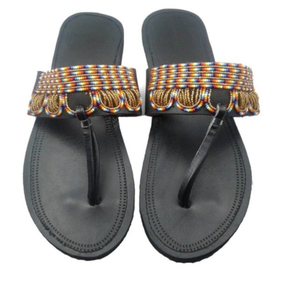 Women's Beaded Sandals NWOT